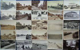 Postcards, Sussex, 47 cards to comprise Itchenor (3), Bracklesham (17) inc Sea Road and