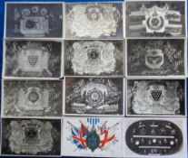 Postcards, Military, a mixed selection of 25 cards of Military badges, medals and insignia including