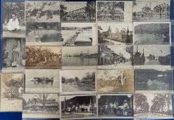 Postcards, Trinidad, approx 90 cards showing life in Trinidad to include trams, Public Library,