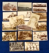 Postcards, Rodean School, Brighton, Sussex, 16 cards, showing hockey team, lacrosse team, classroom,