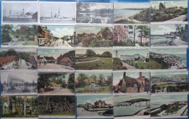 Postcards, F.G.O Stuart, a good F.G.O Stuart published collection of approx. 160 cards, mostly