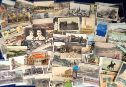 Postcards, USA, approx 100 cards to include Grass Valley Cal., Hurricane Damage Keene New Hampshire,