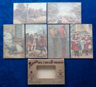 Postcards, Tuck's Jigsaw Puzzles, an original packet of 6 unopened and sealed different puzzles to