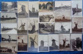 Postcards UK Windmills and Water Mills, 70+ cards to include windmills at Paston, Hempton Green,