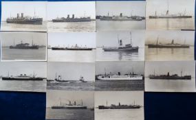 Postcards, Shipping, a good selection of 14 RP postcards published by H Y Scott, Gravesend including