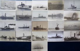Postcards, Shipping, a selection of 20 RP tugs inc. H M Tug Reward, S T 'Greetings', 'Shooting
