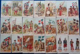 Postcards, Military, a collection of 36 illustrated miniature military postcards (2 part sets)