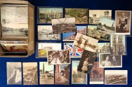Postcards, Postal History, a collection of approx 300 cards to include 45 Hooded Circles (44