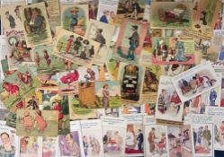 Postcards, Comic, Donald McGill, approx 100 cards to include some earlier examples. Police, drink,