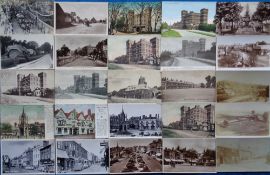 Postcards, Wiltshire, a mixed Wiltshire collection of approx. 110 cards, with RP's of Longleat, High