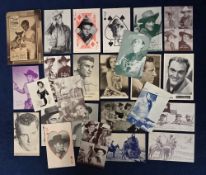Trade cards, over 90 cards, mainly featuring Film Stars, Film Scenes, or Romantic Scenes, approx. 60