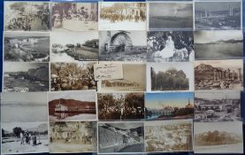 Postcards, Greece, approx 150 cards to include views, cafes, groups etc. Winnowing Oats, Sailors