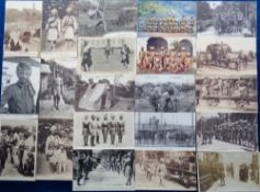 Postcards, Military, a selection of 32 cards of Hindus and Sikhs during WW1 and later including
