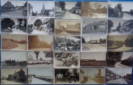 Postcards, Wiltshire, a further good Wiltshire collection of approx. 50 cards, mostly RP's including