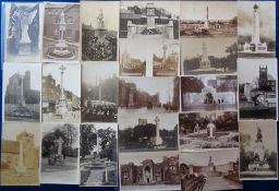 Postcards, War Memorials, approx 190 cards to include towns and villages. Whitehall Cenotaph,