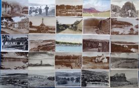 Postcards, Scotland, a Scottish Island mix of approx. 100 cards from Iona, Staffa, Uist, Islands