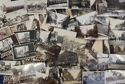 Postcards, Surrey, a Croydon Surrey collection of approx. 100 cards with many RP's including High St