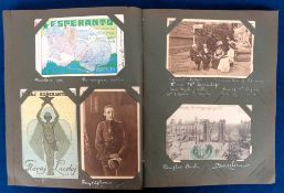 Ephemera, Esperanto, a collection of Esperanto related items to comprise a vintage album