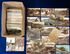 Postcards, Devon, Ilfracombe, approx 370 cards to include horse drawn coach outings (3), 1909 Day