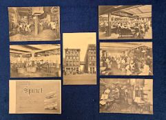 Cigarette Advertising postcards, 7 cards, all issued by R&J Hill, all black & white; 1 horizontal