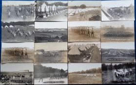 Postcards, Military, a collection of 26 Military RP's of the Army (mainly WW1 period) at Aldershot