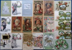 Postcards, Novelty, Grus, Embossed etc. a collection of 45 late 19th/early 20thC cards to include