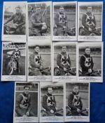 Postcards, Speedway, a collection of 11 photographic Speedway Rider portrait cards from the 1930'