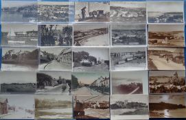Postcards, Scilly Isles, approx 140 cards, mainly RPs and printed to include street scenes, beach