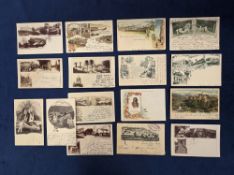 Postcards, Madeira, a collection of 16 early cards, mostly of Madeira, with a few Spanish