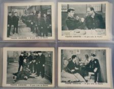 Trade cards, Spain, anonymous issuer, Tiempos Modernos 29/40 all cards featuring Charlie Chaplin (