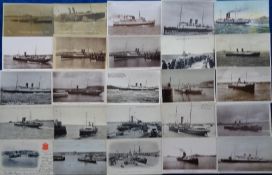 Postcards, Shipping, a collection of approx. 40 cards of Channel Island Shipping (ferries) inc. S