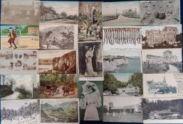 Postcards, Postal History, Railway Post Marks, approx 90 cards with rail cancellations to include