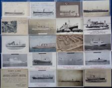 Postcards, Shipping, a mixed selection of 20 Shipping Advertising cards including Liners,
