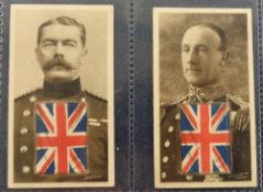 Trade cards, 2 anonymous, standard sized, military cards, backs inscribed Rotary Gravure, cards