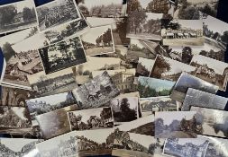 Postcards, Surrey, a selection of 60 cards of Surrey including RP's of 'The Lord Roberts' Purley,