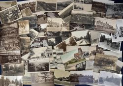 Postcards, Surrey, a mixed collection of 80 cards of Surrey with good RP's of Guard's Depot