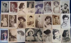 Postcards, Actresses, approx 150 cards to include Mary Pickford, Erna Nitta, Pearl White, Bebe