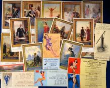 Blotters, 23 various advertising ink blotters to comprise 4 glamour (Earl Moran), Horner's