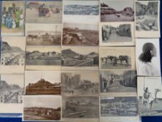 Postcards, Aden, 100+ cards to include Jail Aden Camp, Somali Camel Rider, The Sappers Bay, The
