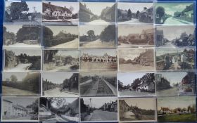 Postcards, Wiltshire, a collection of approx. 60 cards of Wiltshire with RP's of South Damerham,
