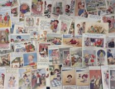 Postcards, Comic, Donald McGill, approx 150 cards to include children, sea-side, Valentines,