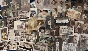 Postcards, Children and Babies, approx 600 cards to include formal and informal shots, children with