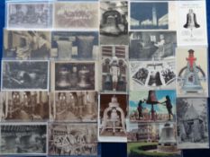 Postcards, Bells, 32 cards to include The Great Bell 'Hosanna' (7.5 tonnes) from Buckfast Abbey,