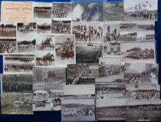 Postcards, Military, Tattoos and Displays, 60+ cards to include a set of 6 Gale & Polden RPs of