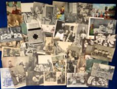 Postcards, Lace Making, 45+ cards to include Honiton Church, Bucks and Beds Lacemaking groups,