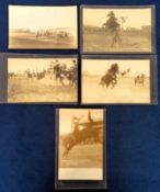 Postcards, USA Rodeos, 5 cards to comprise Floyd Stillings Wins First Money Cody Stampede, Earl