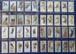 Cigarette cards, 7 sets; Hignett Dogs, Ogden's British Birds & Eggs, Players (3, Nature Series,