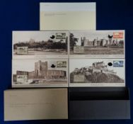 Stamps, GB QEII 2006 The Castles Silver Stamps Ingots Royal Mail Collection, boxed-First Day