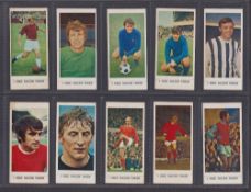 Trade cards, Lyons Maid, Soccer Stars, (set, 40 cards, plus a variation card for no 13), including