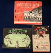 Football, Manchester United, three items, two brochures, 'The Daily Dispatch Cup Final Souvenir,